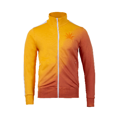 Pre-owned Palm Angels X The Webster Degrade Track Jacket 'red/yellow/orange'