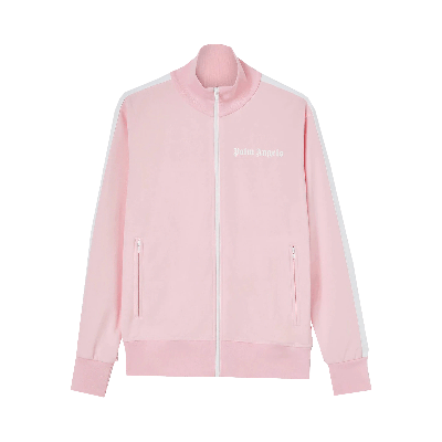 Pre-owned Palm Angels Classic Track Jacket 'almond Blossom/white' In Pink