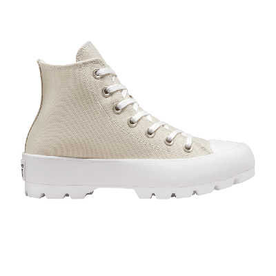 Pre-owned Converse Wmns Chuck Taylor All Star High 'seasonal Lugged - Desert Sand' In Cream