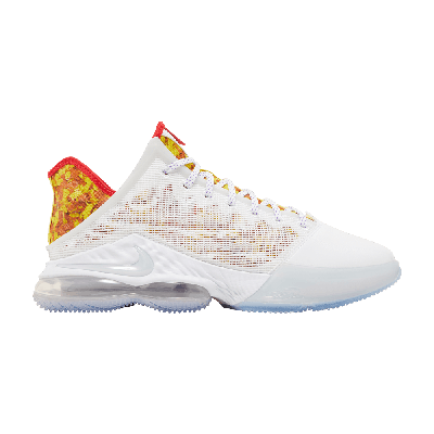 Pre-owned Nike Flintstone X Lebron 19 Low Ep 'magic Fruity Pebbles' In White