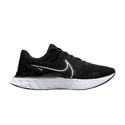 Pre-owned Nike React Infinity Run Flyknit 3 'black White'