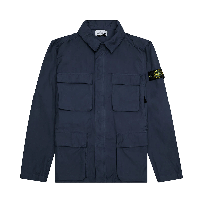 Pre-owned Stone Island Field Jacket 'dark Blue'