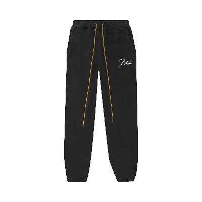 Pre-owned Rhude Terry Sweatpant 'vintage Black'