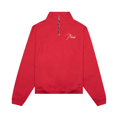 Pre-owned Rhude Quarter Zip 'cherry Red'