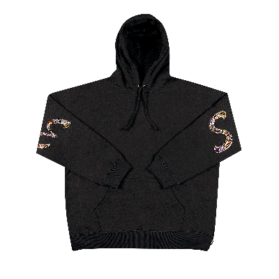 Pre-owned Supreme Beaded Hooded Sweatshirt 'black'
