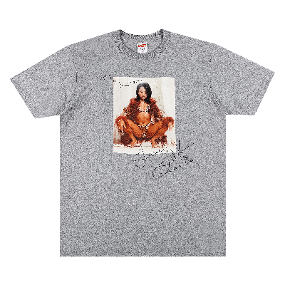 Pre-owned Supreme Lil Kim Tee 'heather Grey'