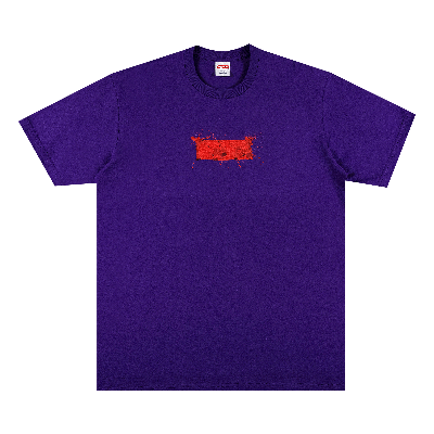 Pre-owned Supreme Ralph Steadman Box Logo Tee 'purple'