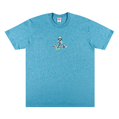 Pre-owned Supreme Alien Tee 'light Slate' In Blue