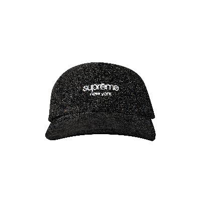 Pre-owned Supreme Chenille 6-panel 'black'
