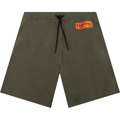 Pre-owned Heron Preston Swimshorts 'green'