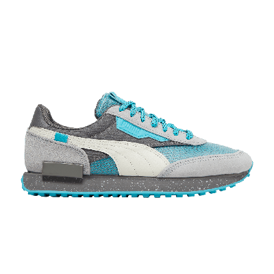 Pre-owned Puma Future Rider 'global Futurism - Scuba Blue'