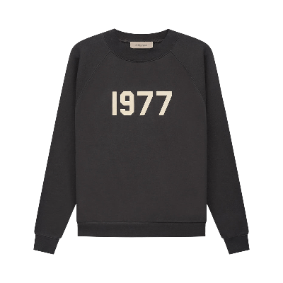 Pre-owned Essentials Fear Of God   Crewneck 'iron' In Black