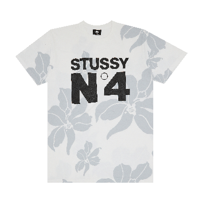 Pre-owned Stussy No. 4 Flowers Tee 'white'