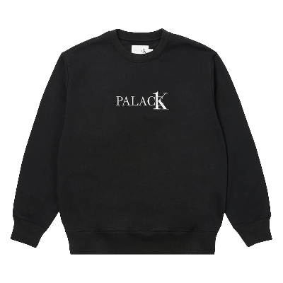 Pre-owned Palace X Calvin Klein Crew 'black'