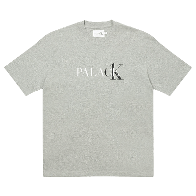 Pre-owned Palace X Calvin Klein T-shirt 'light Grey Heather'