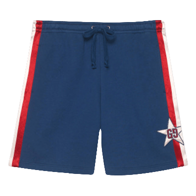 Pre-owned Gucci Gg Star Shorts 'blue'