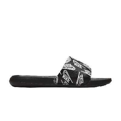 Pre-owned Nike Victori One Slide 'repeat Logo - Black White'