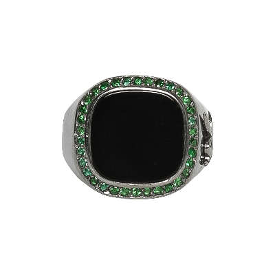 Pre-owned Hatton Labs Membership Ring 2 'silver/black/green'
