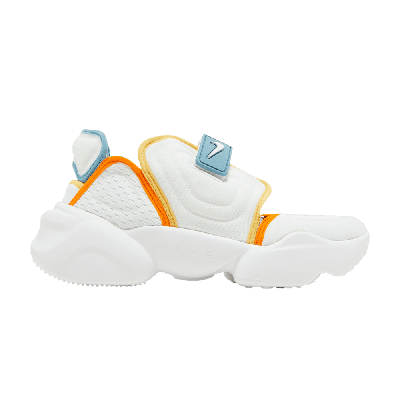 Pre-owned Nike Wmns Aqua Rift 'white Cerulean Solar Flare'