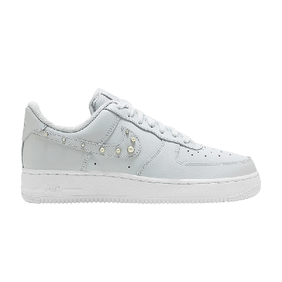 Pre-owned Nike Wmns Air Force 1 07 Se 'pearl Swoosh - Pure Platinum' In White