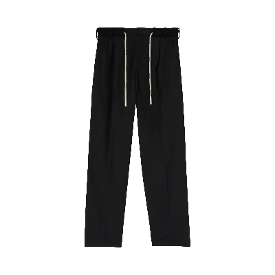 Pre-owned Palm Angels Track Belt Pants 'black/off White'