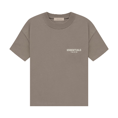 Pre-owned Essentials Fear Of God   Tee 'desert Taupe' In Grey