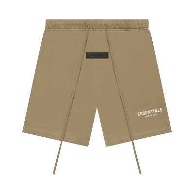 Pre-owned Essentials Fear Of God   Shorts 'oak' In Green