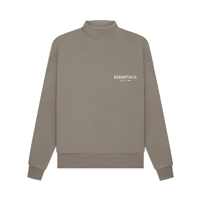 Pre-owned Essentials Fear Of God   Mockneck 'desert Taupe' In Grey