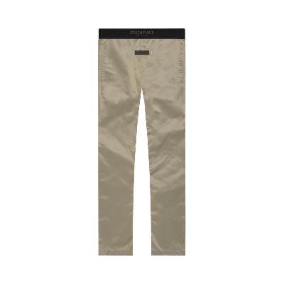 Pre-owned Essentials Fear Of God  Relaxed Trouser 'oak' In Green