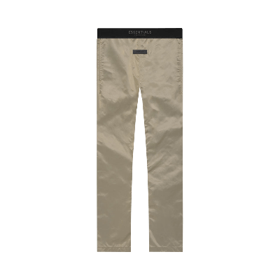 Essentials Tan Nylon Lounge Trousers In Oak