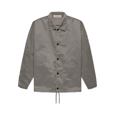 Pre-owned Essentials Fear Of God  Coaches Jacket 'desert Taupe' In Grey