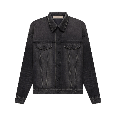 Pre-owned Essentials Fear Of God  Denim Jacket 'black'