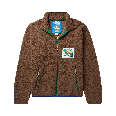 Pre-owned The North Face X Online Ceramics Sherpa Attitude Fz Jacket 'earth Brown'
