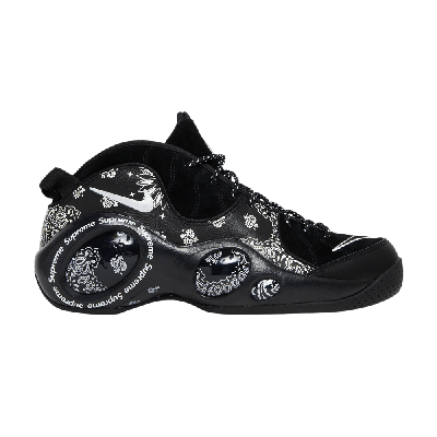 Pre-owned Nike Supreme X Air Zoom Flight 95 Sp 'black'