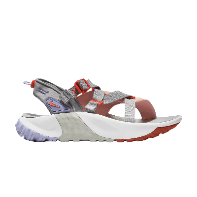Pre-owned Nike Wmns Oneonta Sandal 'flat Silver Arctic Orange'