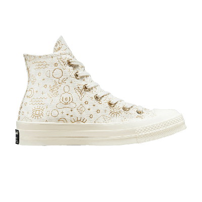 Pre-owned Converse Wmns Chuck 70 High 'golden Elements' In Cream