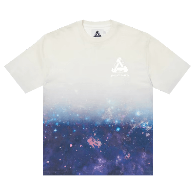 Pre-owned Palace X Amg 2.0 Tokyo T-shirt 'tan/blue' In Multi-color