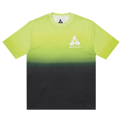 Pre-owned Palace X Amg 2.0 New York T-shirt 'black/lime' In Multi-color