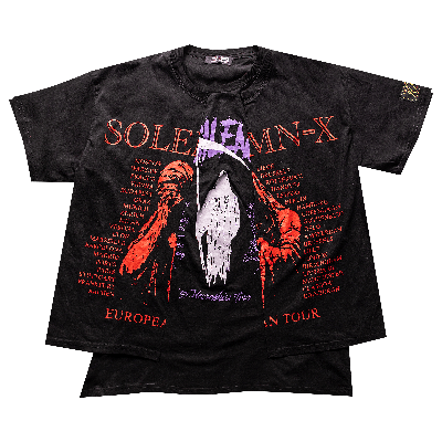 Pre-owned Raf Simons Solemn X Doubled T-shirt 'black'