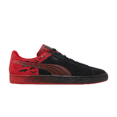 Pre-owned Puma Batman X Suede Classic 'black Barbados Cherry' In Red