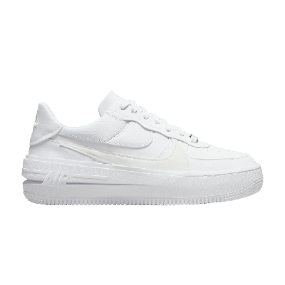 Pre-owned Nike Wmns Air Force 1 Plt.af.orm 'triple White'