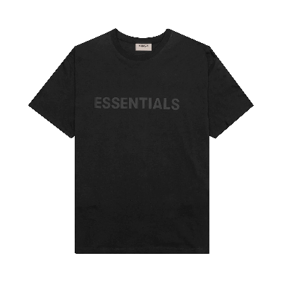 Pre-owned Essentials Fear Of God  Short-sleeve Tee 'strech Limo' In Black