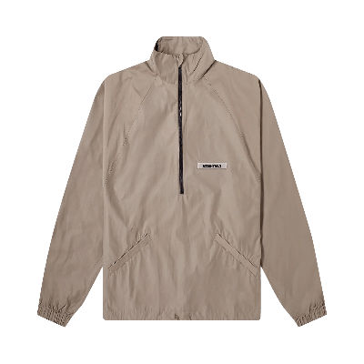 Pre-owned Essentials Track Jacket 'taupe' In Tan