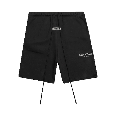 Pre-owned Essentials Fear Of God  Sweatshort 'strech Limo' In Black