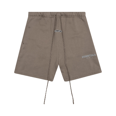 Pre-owned Essentials Fear Of God  Sweatshort 'taupe' In Tan