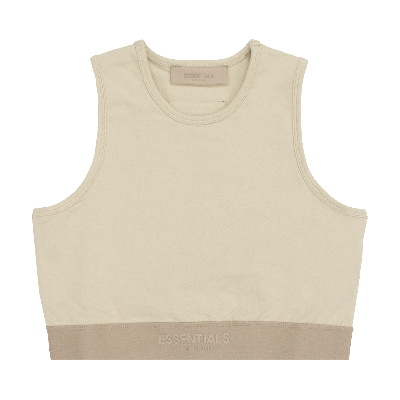 Pre-owned Essentials Fear Of God  Sport Tank 'wheat' In Cream