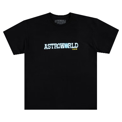 Pre-owned Cactus Jack By Travis Scott Astroworld Tour Tee 'black'