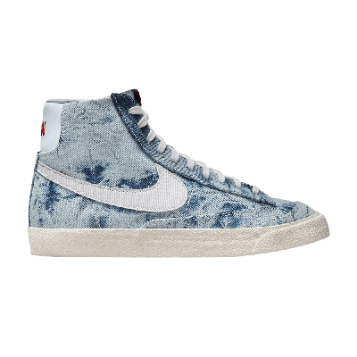 Pre-owned Nike Wmns Blazer Mid '77 'washed Denim' In Blue