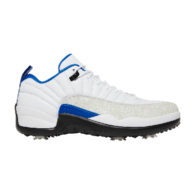 Pre-owned Air Jordan 12 Low Golf 'white Game Royal'