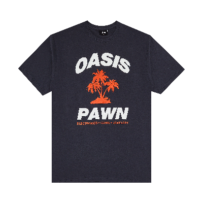 Pre-owned Stussy Oasis Pawn Tee 'midnight' In Blue